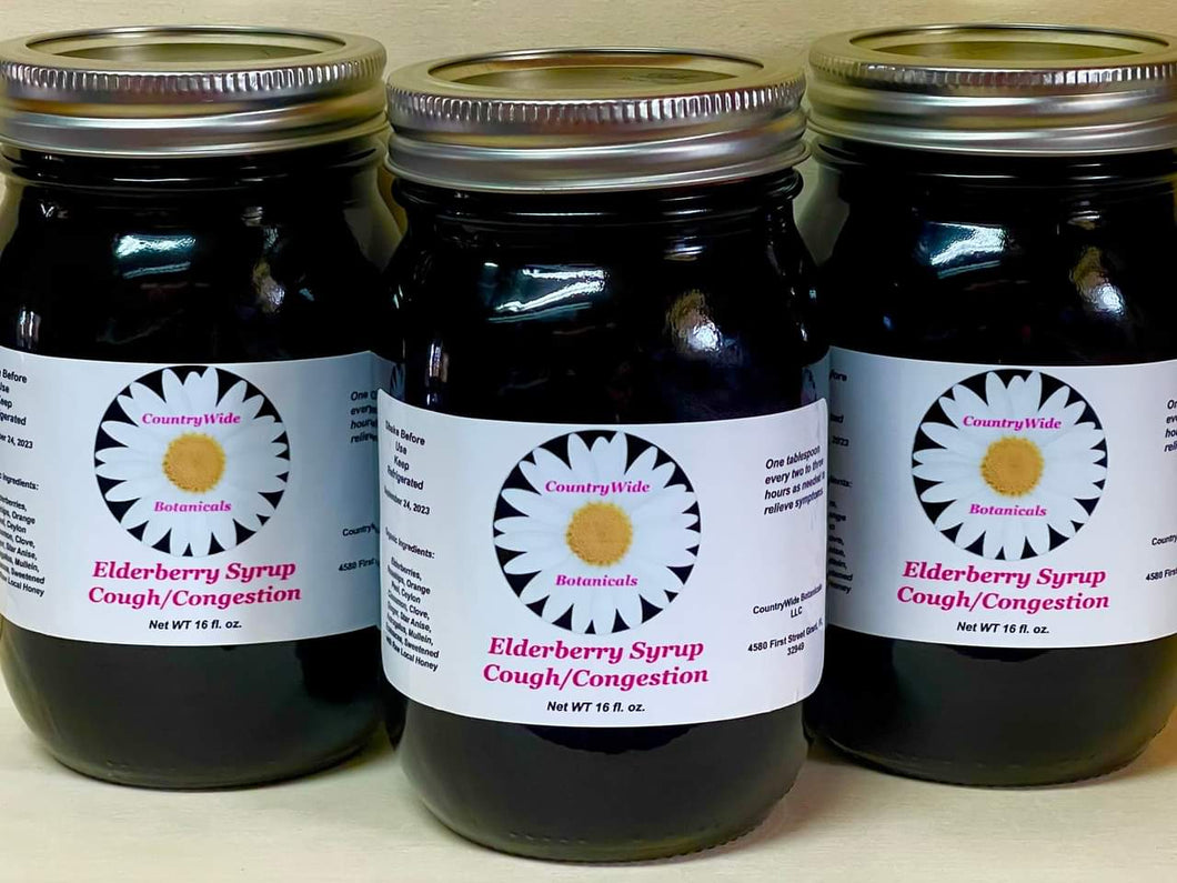 Elderberry Syrup Cough/Congestion